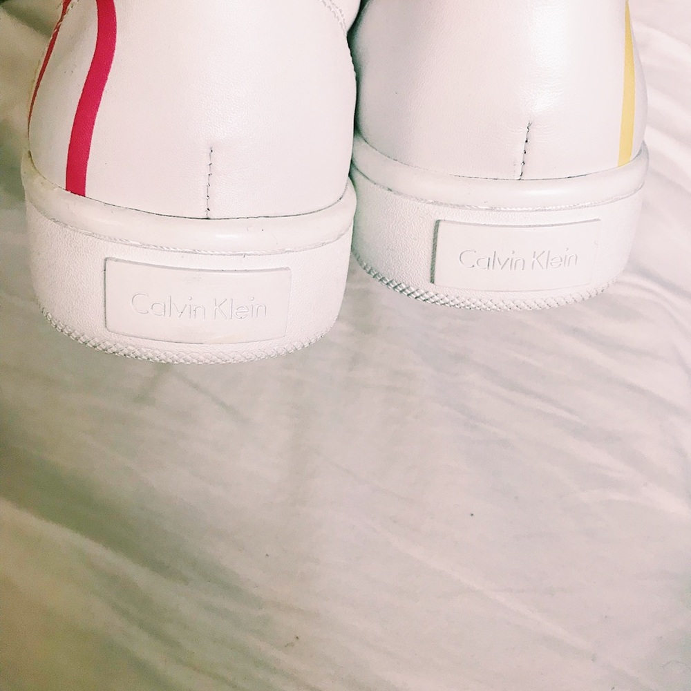 New Calvin Klein White Sneakers / Shoes - Picture 5 of 6